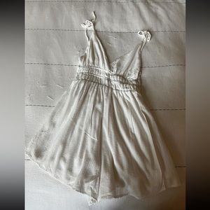 Romantic white romper